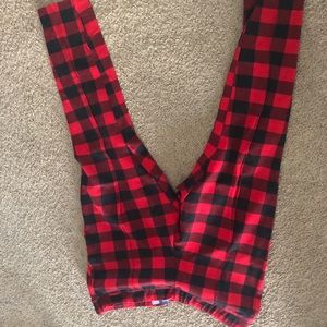 Old Navy Stevie Red Plaid Pants